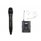 4000-UX Беспроводная микрофонная система, ручной и головной микрофон, LAudio