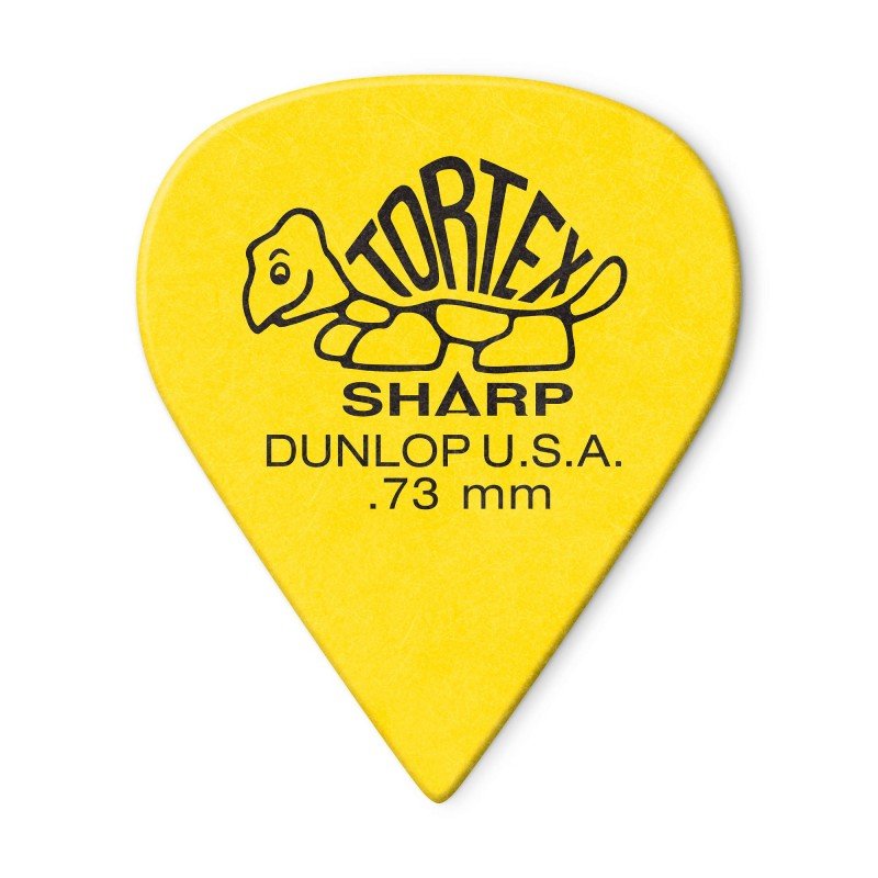 412R.73 Tortex Sharp Медиаторы 72шт, толщина 0,73мм, Dunlop 412R.73 Tortex Sharp Медиаторы 72шт, толщина 0,73мм, Dunlop