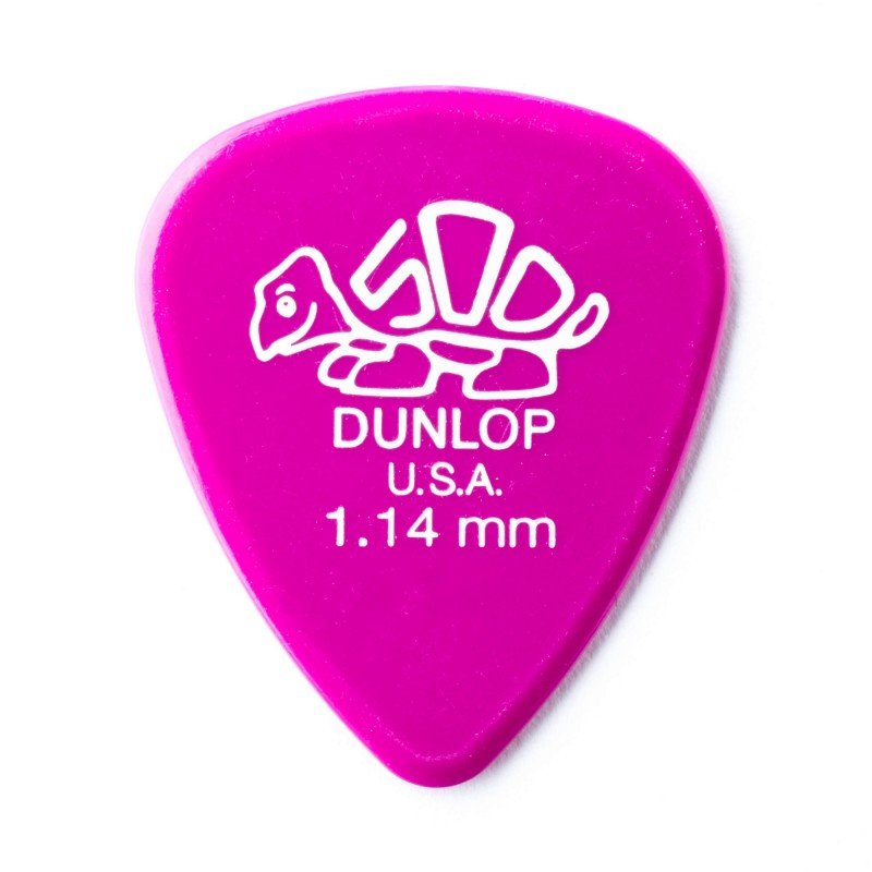 41R1.14 Delrin 500 Медиаторы, 72шт, толщина 1,14мм, Dunlop