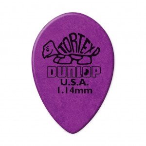 423R1.14 Tortex Small Teardrop Медиаторы, 36шт, м/капля, толщина 1.14мм, Dunlop