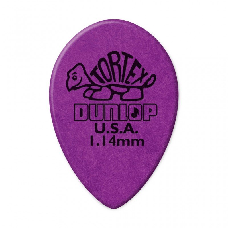 423R1.14 Tortex Small Teardrop Медиаторы, 36шт, м/капля, толщина 1.14мм, Dunlop