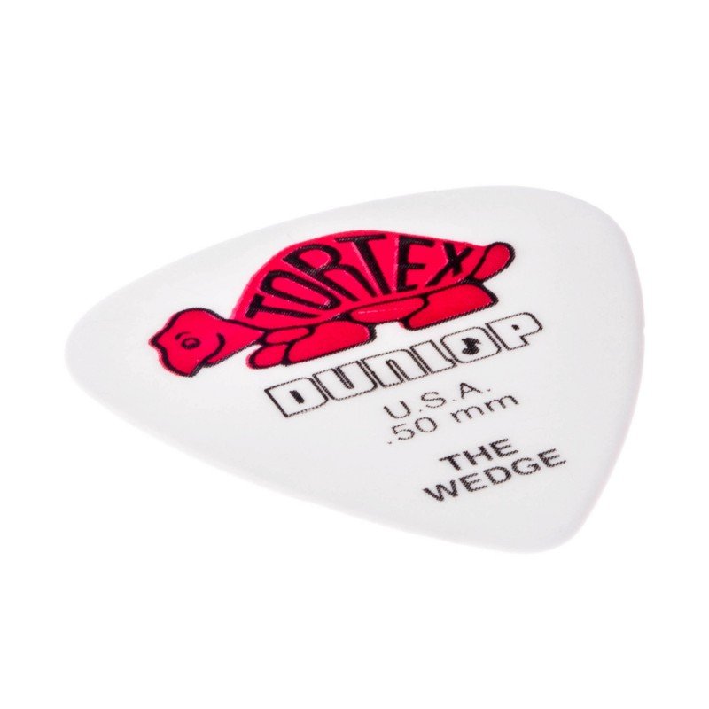 424R.50 Tortex Wedge Медиаторы 72шт, толщина 0.50мм, Dunlop