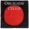 431020 Obligato Cello Комплект струн для виолончели (синтетика) Pirastro