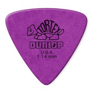 431R1.14 Tortex Triangle Медиаторы 72шт, толщина 1,14мм, треугольные, Dunlop