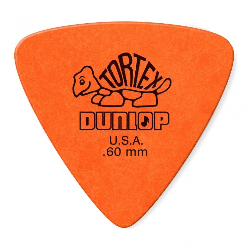 431R.60 Tortex Triangle Медиаторы 72шт, толщина 0,60мм, треугольные, Dunlop