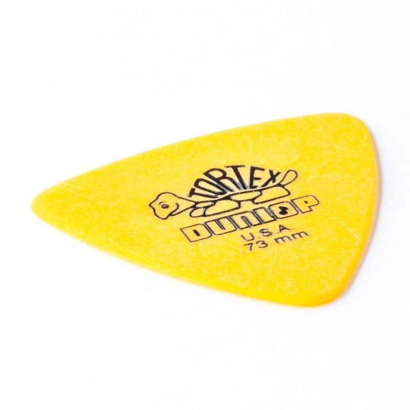 431R.73 Tortex Triangle Медиаторы 72шт, толщина 0,73мм, треугольные, Dunlop