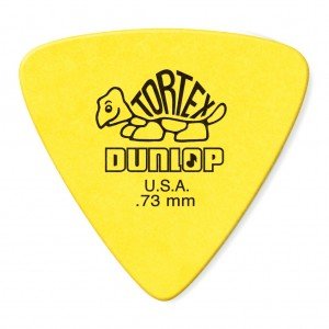 431R.73 Tortex Triangle Медиаторы 72шт, толщина 0,73мм, треугольные, Dunlop