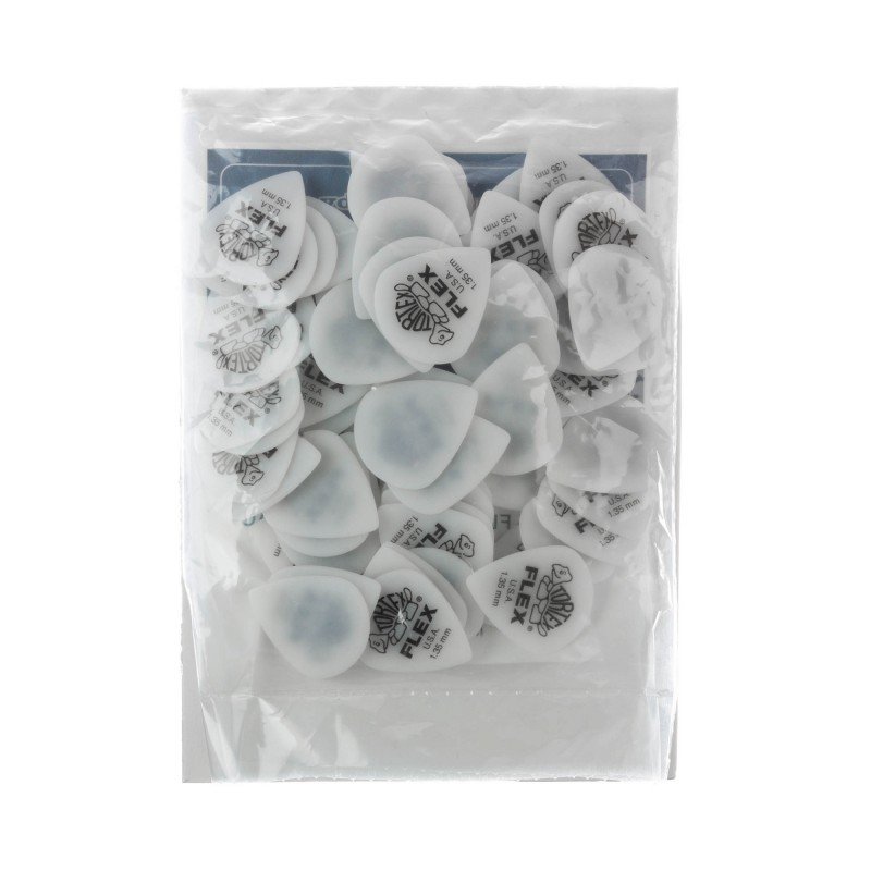 466R1.35 Tortex Flex Jazz III XL Медиаторы, 72шт, толщина 1.35мм, Dunlop