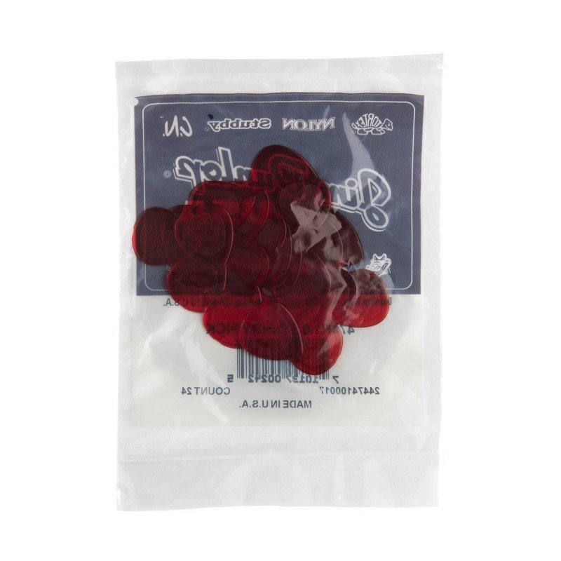 474R1.0 Stubby Jazz Медиаторы 24шт, толщина 1,0мм, Dunlop