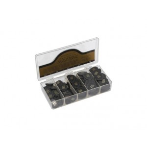 4770 JD Jazztones Коробка медиаторов, 180шт, 5 видов, черные, Dunlop