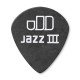 482R.60 Tortex Pitch Black Jazz III Медиаторы 72шт, толщина 0.60мм, Dunlop 482R.60 Tortex Pitch Black Jazz III Медиаторы 72шт, толщина 0.60мм, Dunlop