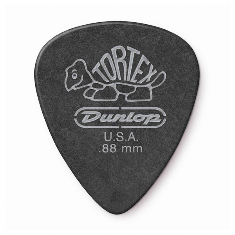 488R.88 Tortex Pitch Black Standard Медиаторы 72шт, толщина 0,88мм, Dunlop 488R.88 Tortex Pitch Black Standard Медиаторы 72шт, толщина 0,88мм, Dunlop