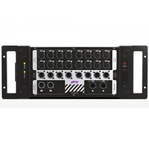 Avid Venue Stage 16 remote I/O box. 16 аналоговых входов, 8 аналоговых/2 цифровых выходов, 2 порта AVB. (для микшера S3L)