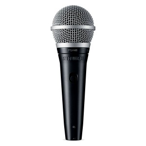 SHURE PGA48-XLR-E кардиоидный вокальный микрофон c выключателем, с кабелем XLR -XLR