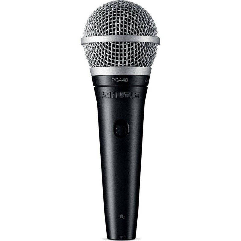 SHURE PGA48-QTR-E кардиоидный вокальный микрофон c выключателем, с кабелем XLR -1/4`