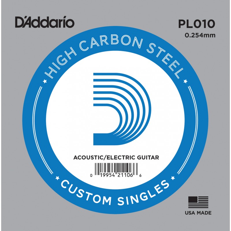 D"ADDARIO PL010 - Plain steel