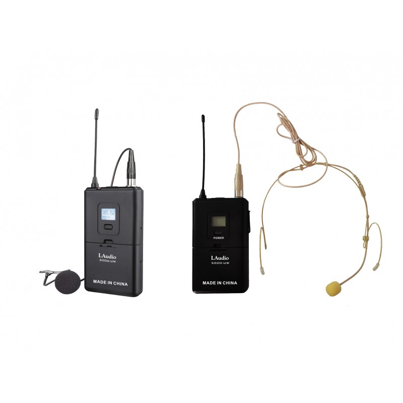 5000-UW Беспроводная микрофонная система, головной микрофон и петличка, LAudio
