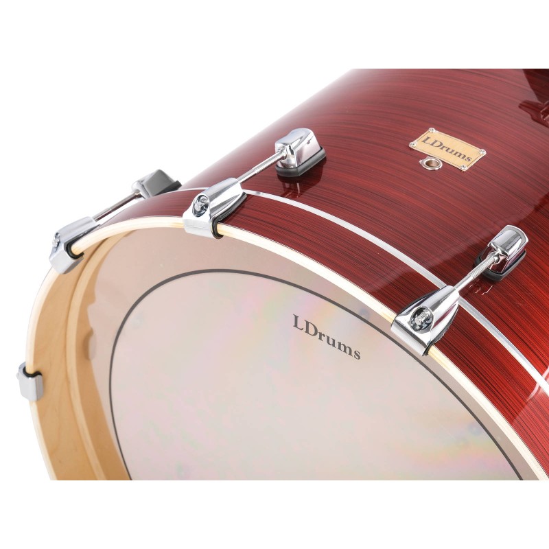 5001012-2016 Бас-барабан 20" x 16", красный, LDrums