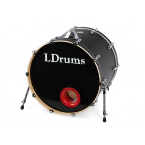 5001013-2218 Бас-барабан 22" x 18", черный, LDrums