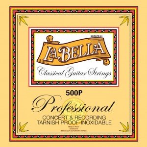 500P Professional Комплект струн для классической гитары, посеребренные, La Bella