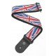 50A11 Тканный ремень для гитары, рисунок «Union Jack», Planet Waves