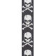 50H01 Тканный ремень для гитары, рисунок «Cross Bone Skull», Planet Waves