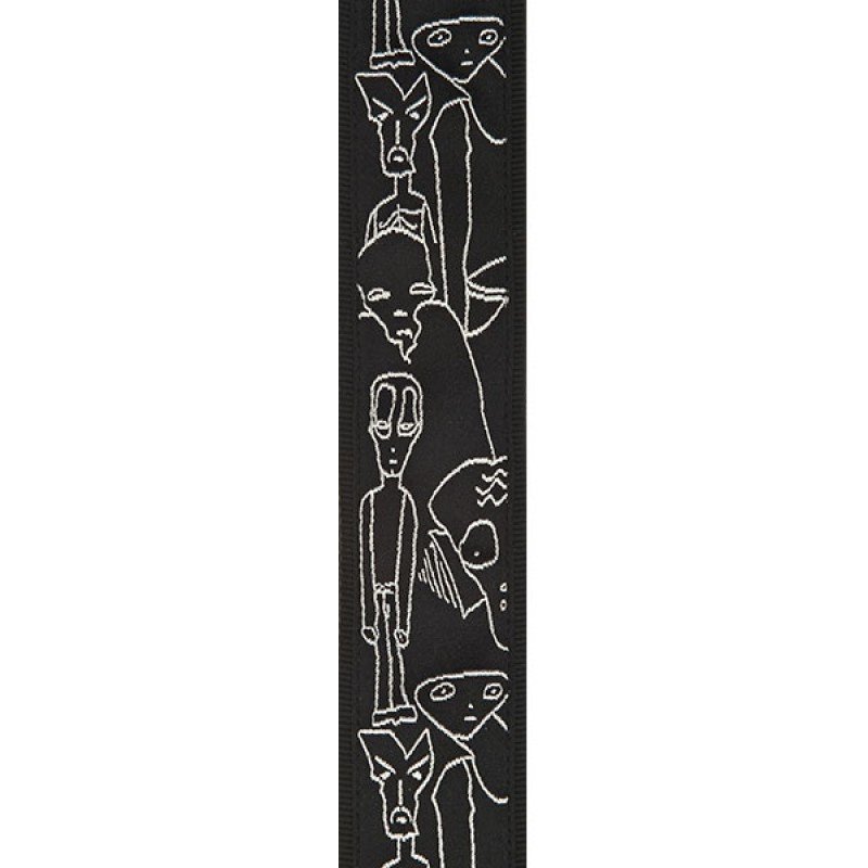 50JS05 Joe Satriani Ремень для гитары, рисунок «Silver Sketches», Planet Waves