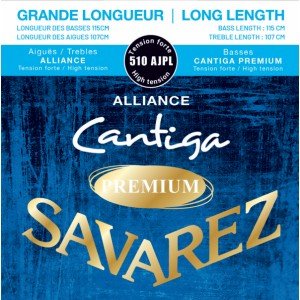 510AJPL Alliance Cantiga Premium Long Комплект струн для классической гитары, Savarez
