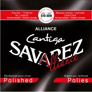 510ARH Alliance Cantiga Комплект струн для классической гитары, серебро, Savarez 510ARH Alliance Cantiga Комплект струн для классической гитары, серебро, Savarez