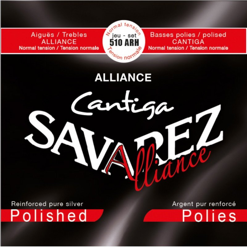 510ARH Alliance Cantiga Комплект струн для классической гитары, серебро, Savarez 510ARH Alliance Cantiga Комплект струн для классической гитары, серебро, Savarez