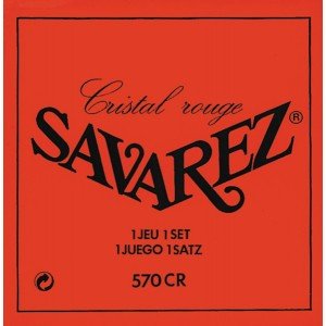 570CR Cristal Rouge Комплект струн для классической гитары, посеребренные, Savarez