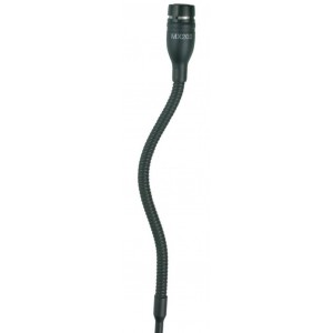 SHURE MX202BP/C миниатюрный театрально-хоровой кардиоидный подвесной микрофон с потолочным креплением и преампом, цвет черный