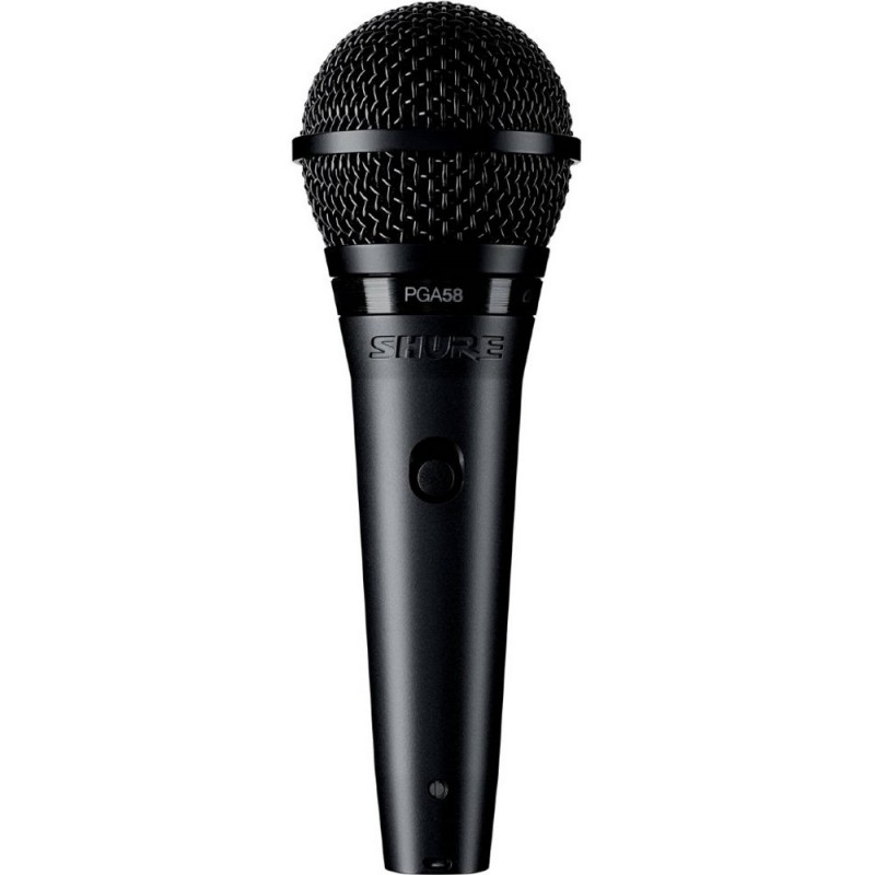 SHURE PGA58-XLR-E кардиоидный вокальный микрофон c выключателем, с кабелем XLR -XLR