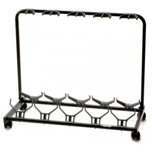 Quik Lok GS450 демо-стенд / стойка для 5 гитар, цвет - чёрный