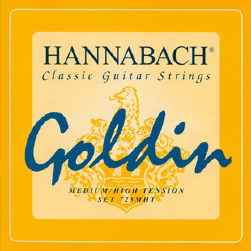 725MHT GOLDIN Комплект струн для классической гитары, карбон/голдин Hannabach 725MHT GOLDIN Комплект струн для классической гитары, карбон/голдин Hannabach