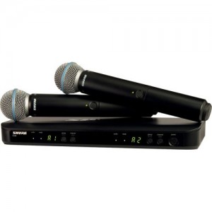 SHURE BLX288E/B58 M17 662-686 MHz двухканальная радиосистема с двумя ручными передатчикакми BETA 58