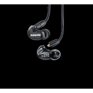 SHURE AONIC SE215DYBK+UNI-EFS внутриканальные наушники с одним динамическим драйвером, TRRS, цвет черный