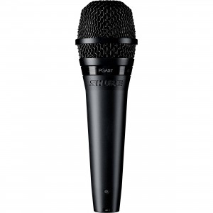 SHURE PGA57-XLR Инструментальный динамический микрофон для ударных, кардиоидный, 50-15000 Гц, с кабелем, держателем и чехлом