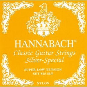 815SLT Yellow SILVER SPECIAL Комплект струн для классической гитары нейлон/посеребренные Hannabach