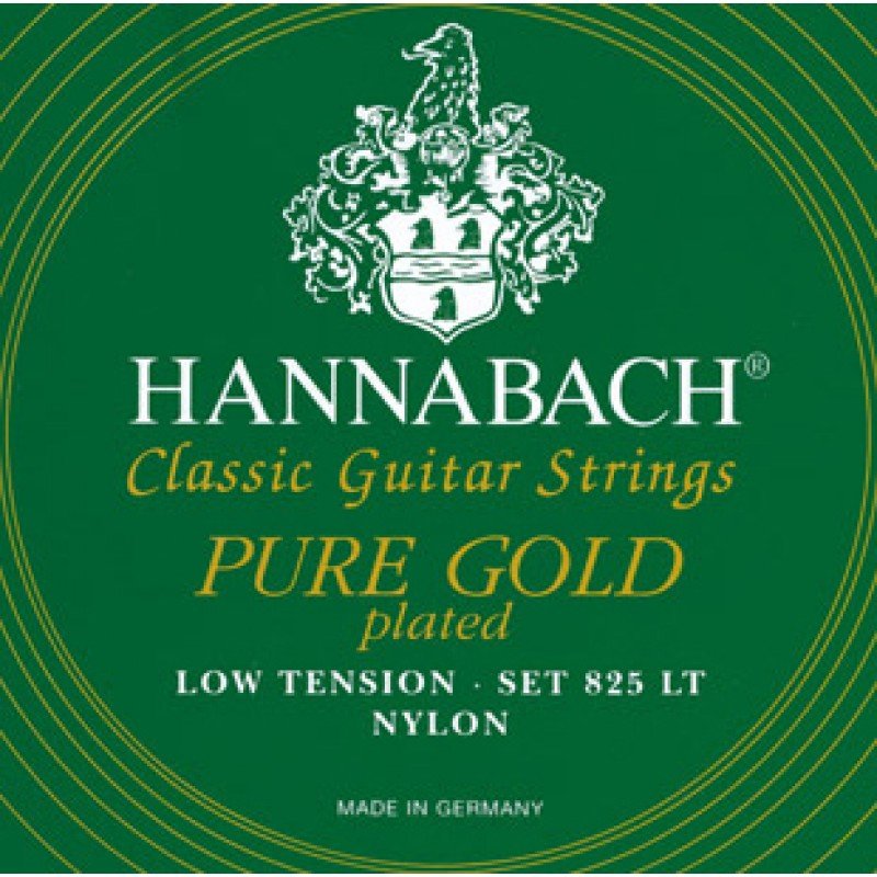 825LT Green PURE GOLD Комплект струн для классической гитары нейлон/позолоченные Hannabach 825LT Green PURE GOLD Комплект струн для классической гитары нейлон/позолоченные Hannabach