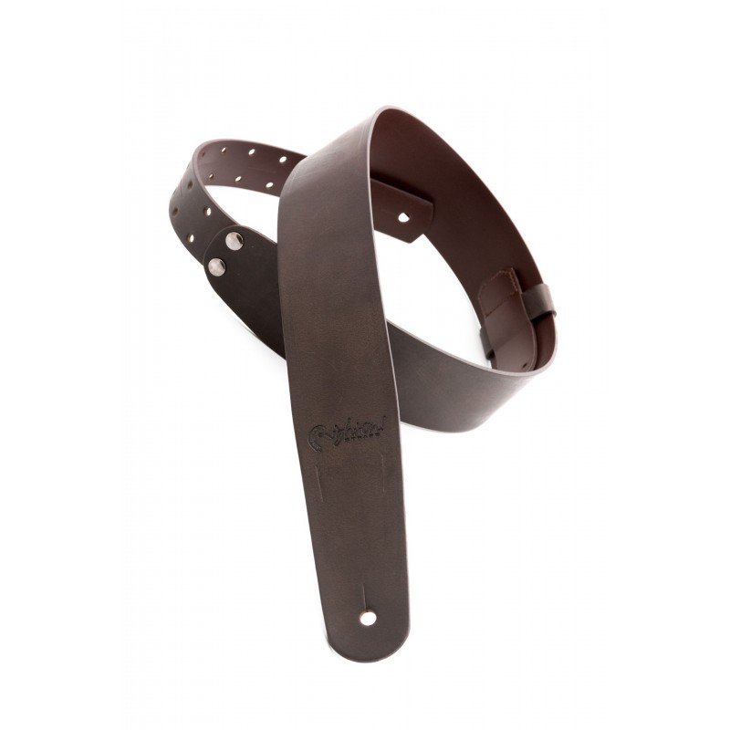 8401060300352 Masterkey Brown Ремень для гитары, кожаный, коричневый, RightOn Straps