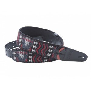 8401070010708 Mojo Azteca Black Ремень для гитары, RightOn Straps 8401070010708 Mojo Azteca Black Ремень для гитары, RightOn Straps