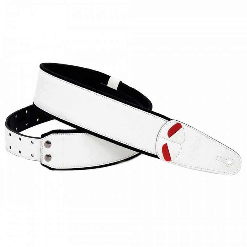 8401070030300 Mojo Charm White Ремень для гитары, RightOn Straps 8401070030300 Mojo Charm White Ремень для гитары, RightOn Straps