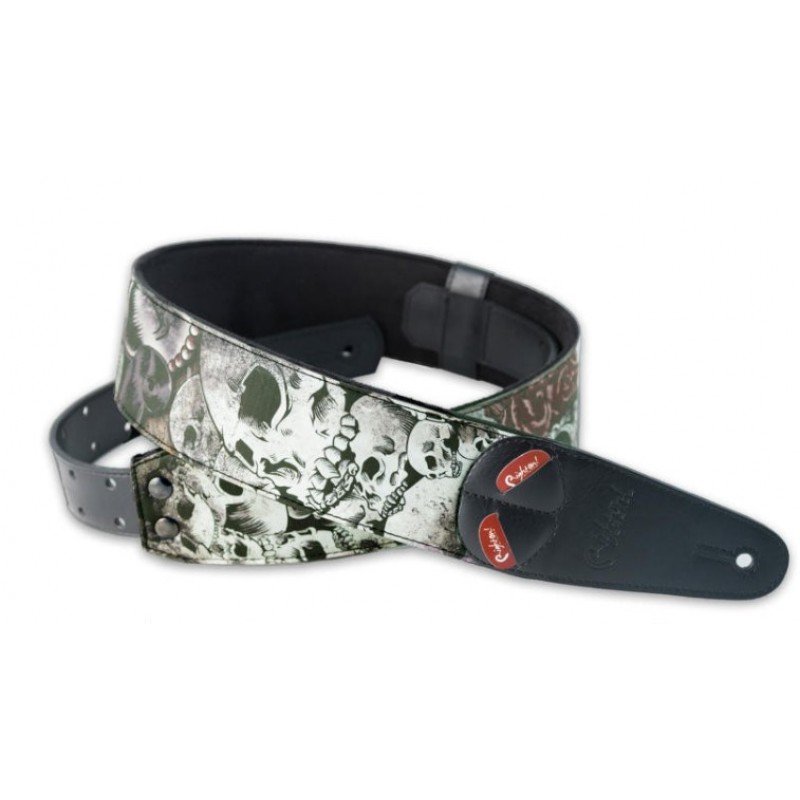 8401070050001 Mojo Death's Touch Unique Ремень для гитары, RightOn Straps 8401070050001 Mojo Death's Touch Unique Ремень для гитары, RightOn Straps