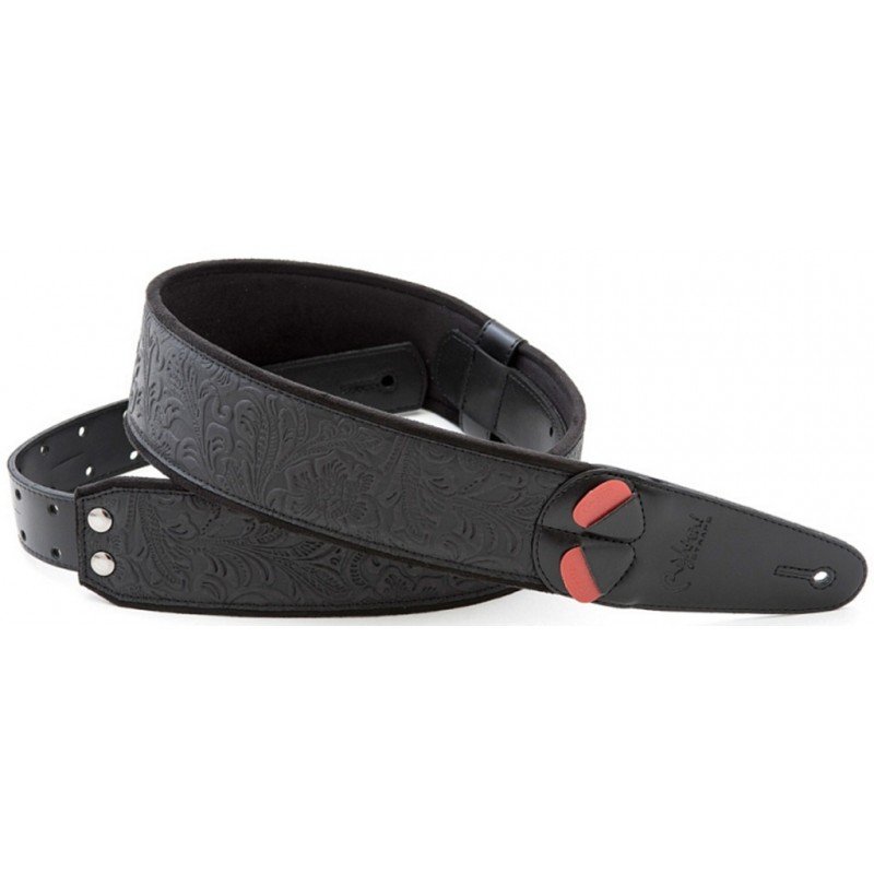 8401070130703 Mojo Sandokan Black Ремень для гитары, RightOn Straps 8401070130703 Mojo Sandokan Black Ремень для гитары, RightOn Straps