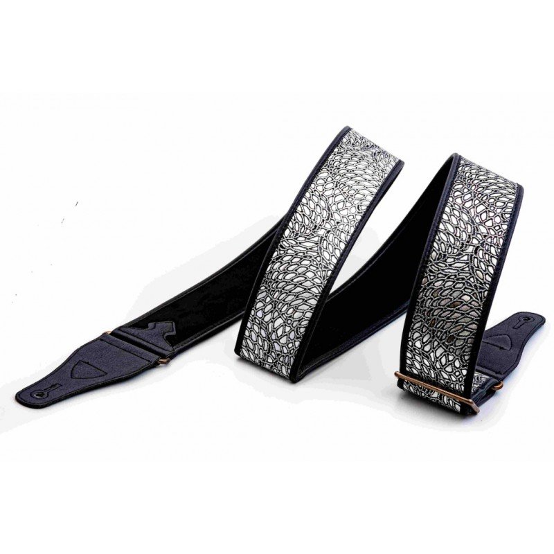 8419612000797 Talisman Alien Black Ремень для гитары, текстиль/синтетика, черный, RightOn Straps