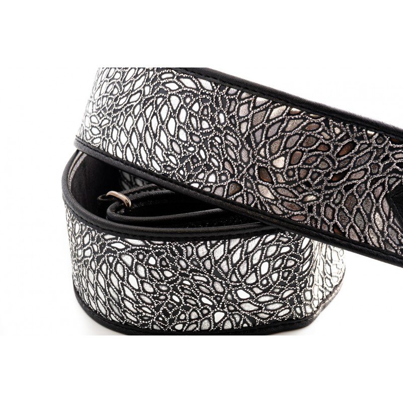 8419612000797 Talisman Alien Black Ремень для гитары, текстиль/синтетика, черный, RightOn Straps