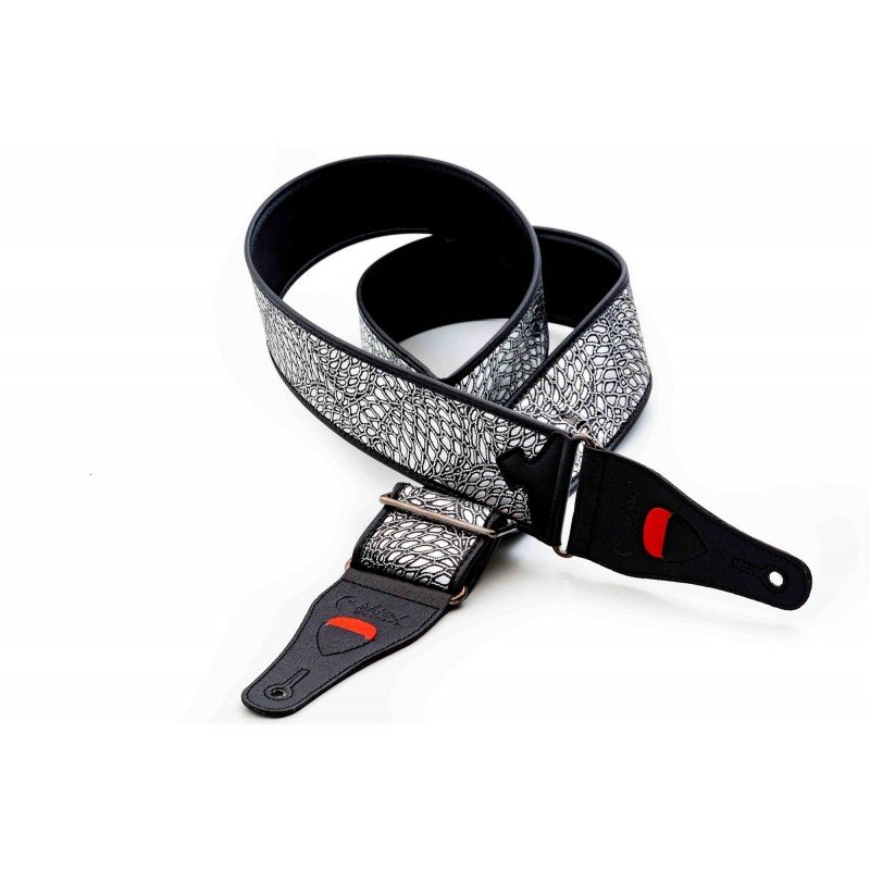 8419612000797 Talisman Alien Black Ремень для гитары, текстиль/синтетика, черный, RightOn Straps