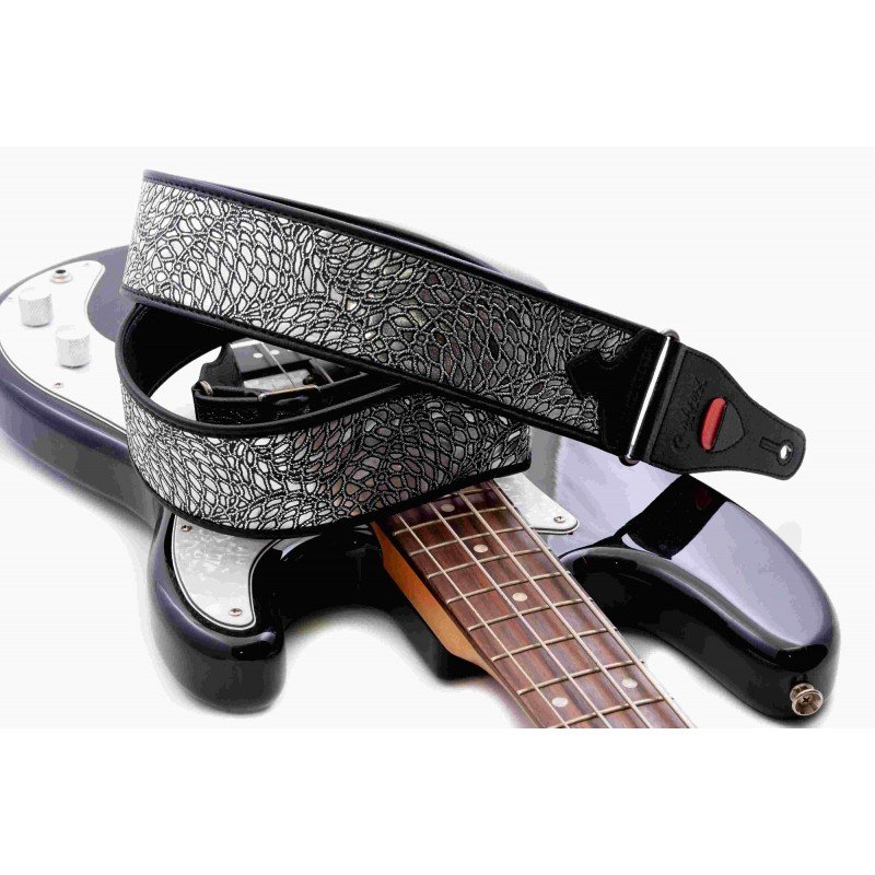 8419612000797 Talisman Alien Black Ремень для гитары, текстиль/синтетика, черный, RightOn Straps