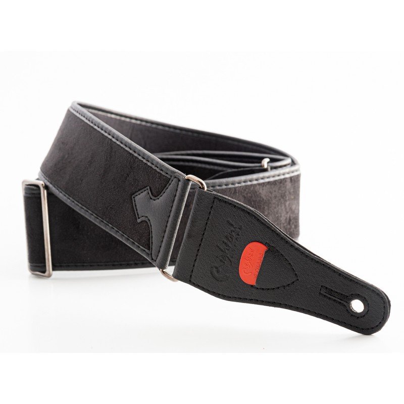 8419612000971 Talisman Divine Black Ремень для гитары, текстиль/синтетика, черный, RightOn Straps